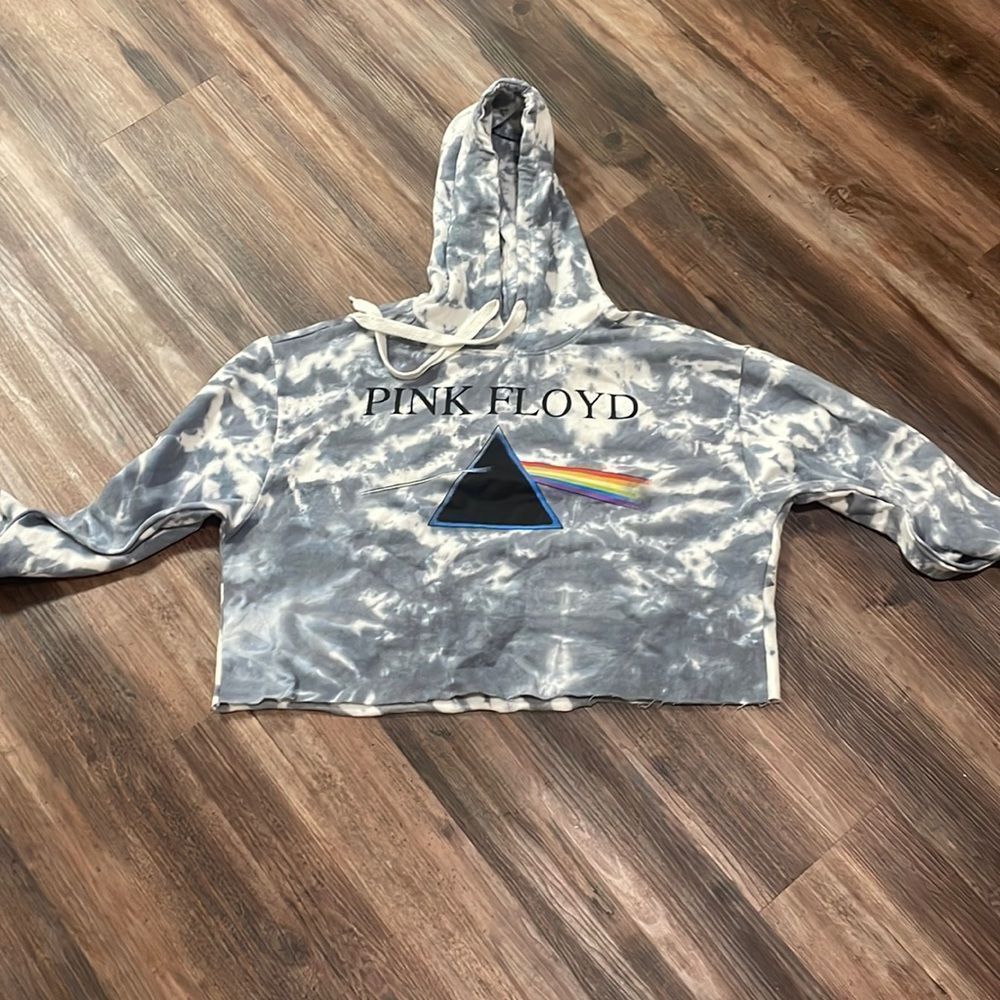 Pink Floyd Cropped Hoodie